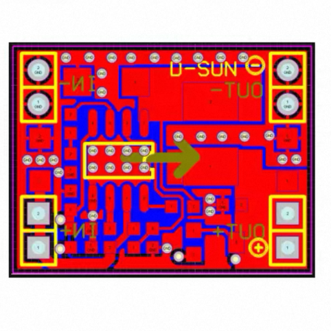 MP1584 Module Footprint and 3D Model
